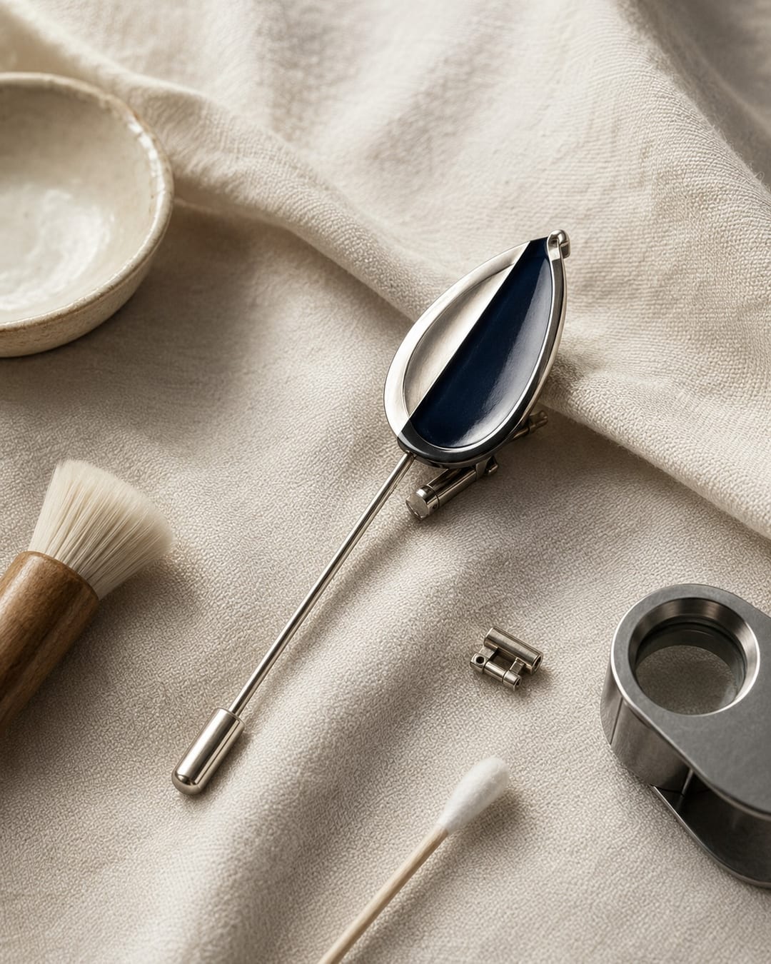 sustainable symbolic design — a care ritual still life with gentle cleaning tools
