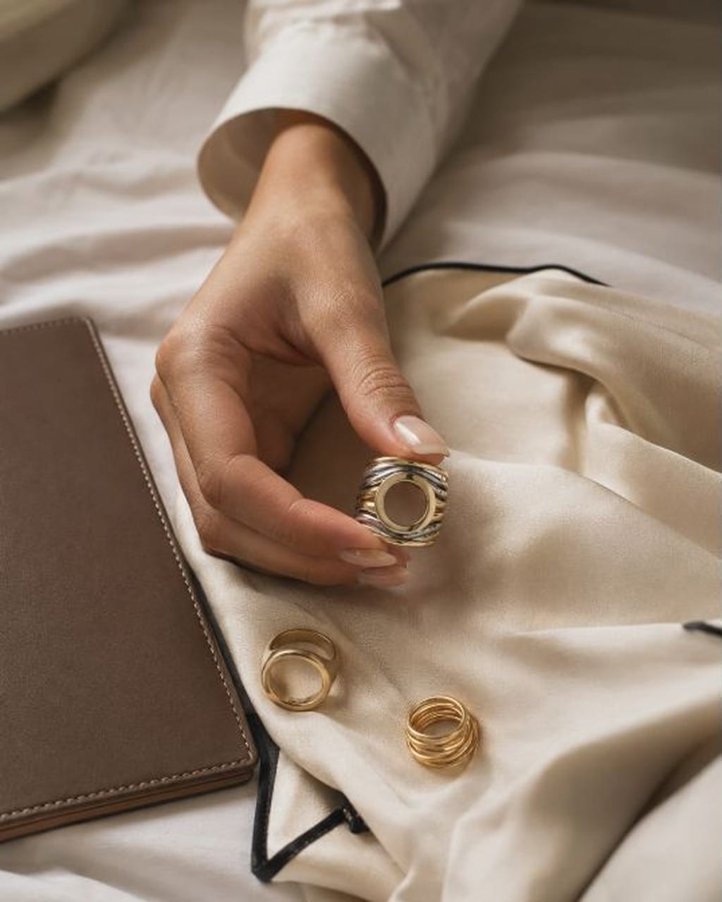 travel nails packing grid with metal, Room Key object, and vivid accent for summer travel